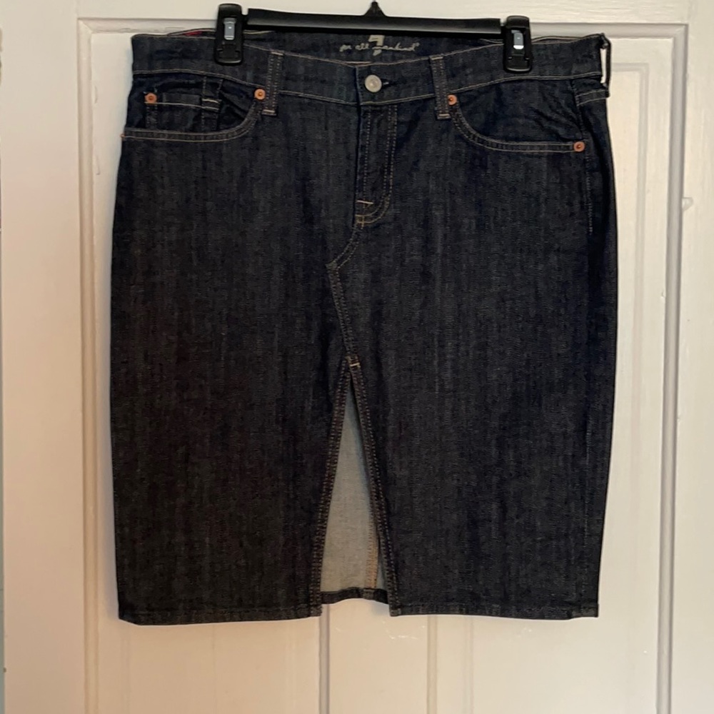Denim skirt